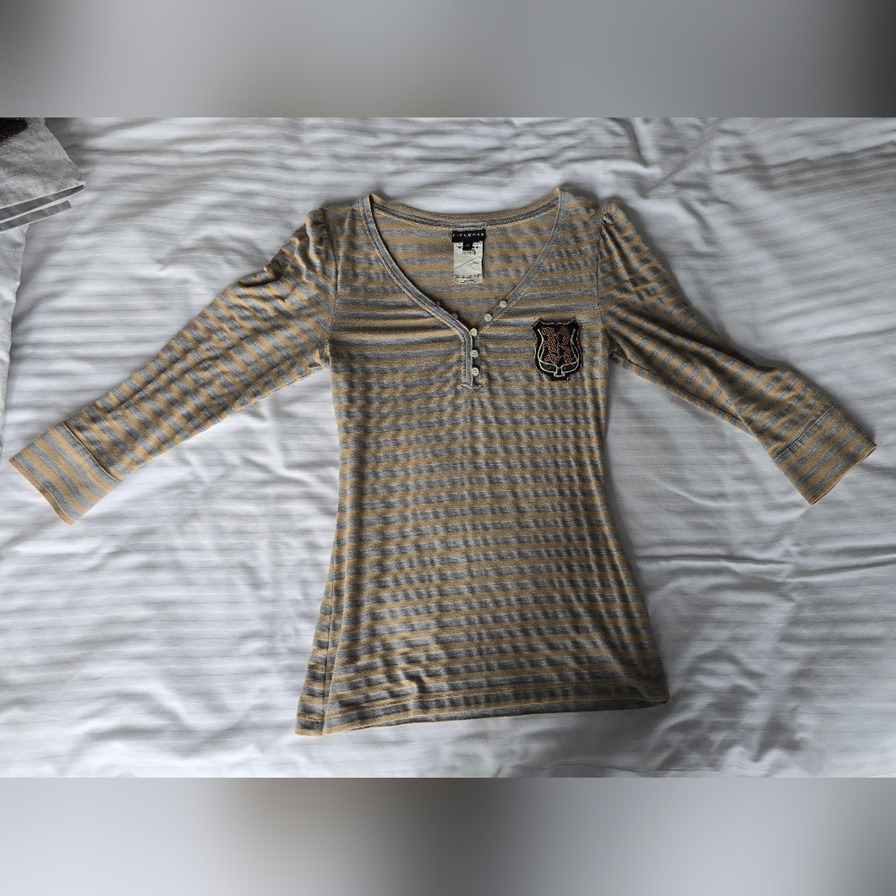 Richmond Striped Women's Mid Sleeve Shirt